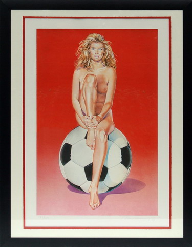 Mel Ramos Fussball Fannie