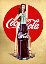 Mel Ramos Lola Cola #5 Gold