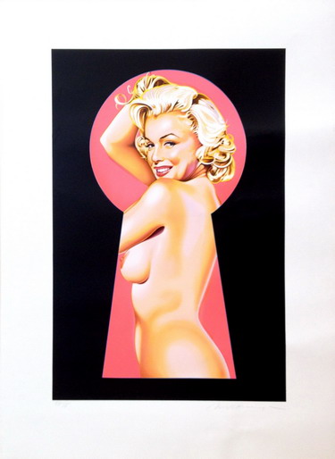 Mel Ramos Peek-a-Boo Marily #1