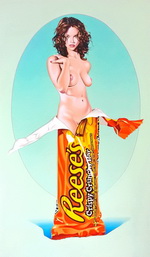 Mel Ramos Reese's Rose