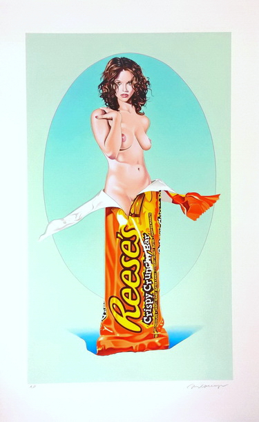 Mel Ramos Reese's Rose