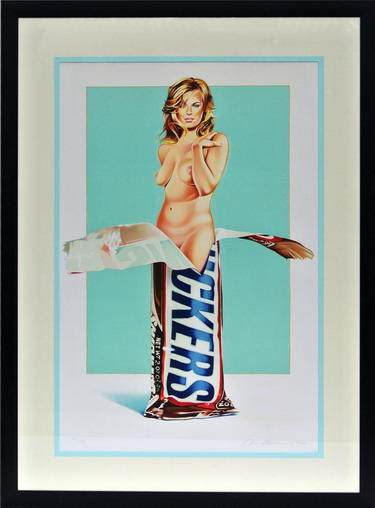 Mel Ramos Candy #2 (Snickers)