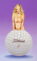 Mel Ramos Titleist Tillie